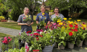 Myton Hospice in Warwick with plant donations from the HTA National Plant Show